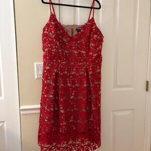 Never worn - Scarlet Red City Chic Crochet Fit & Fancy Dress